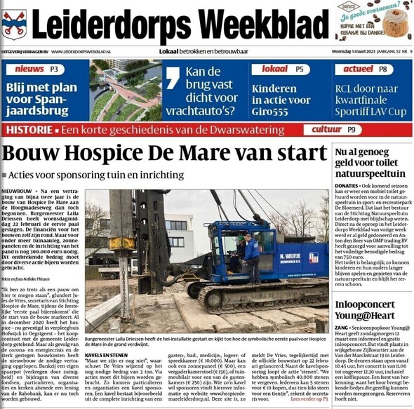 Hospice de Mare   in het nieuws