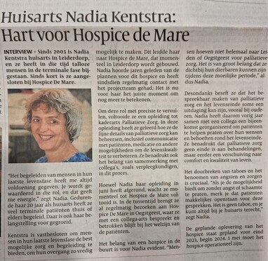 Hospice De Mare </br> in het nieuws